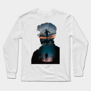 face in adventure Long Sleeve T-Shirt